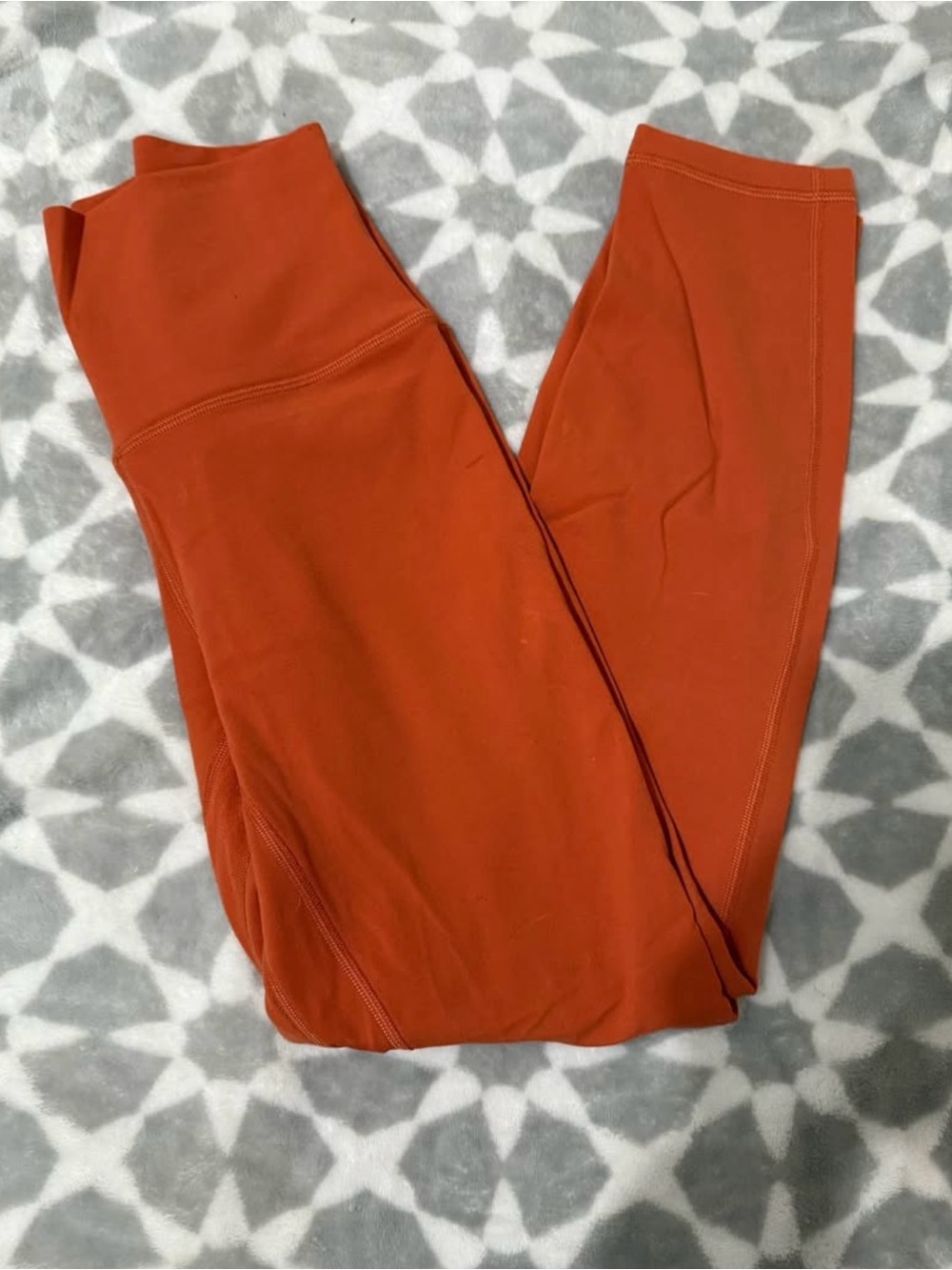 lululemon athletica High-Waist Rust Orange Leggings